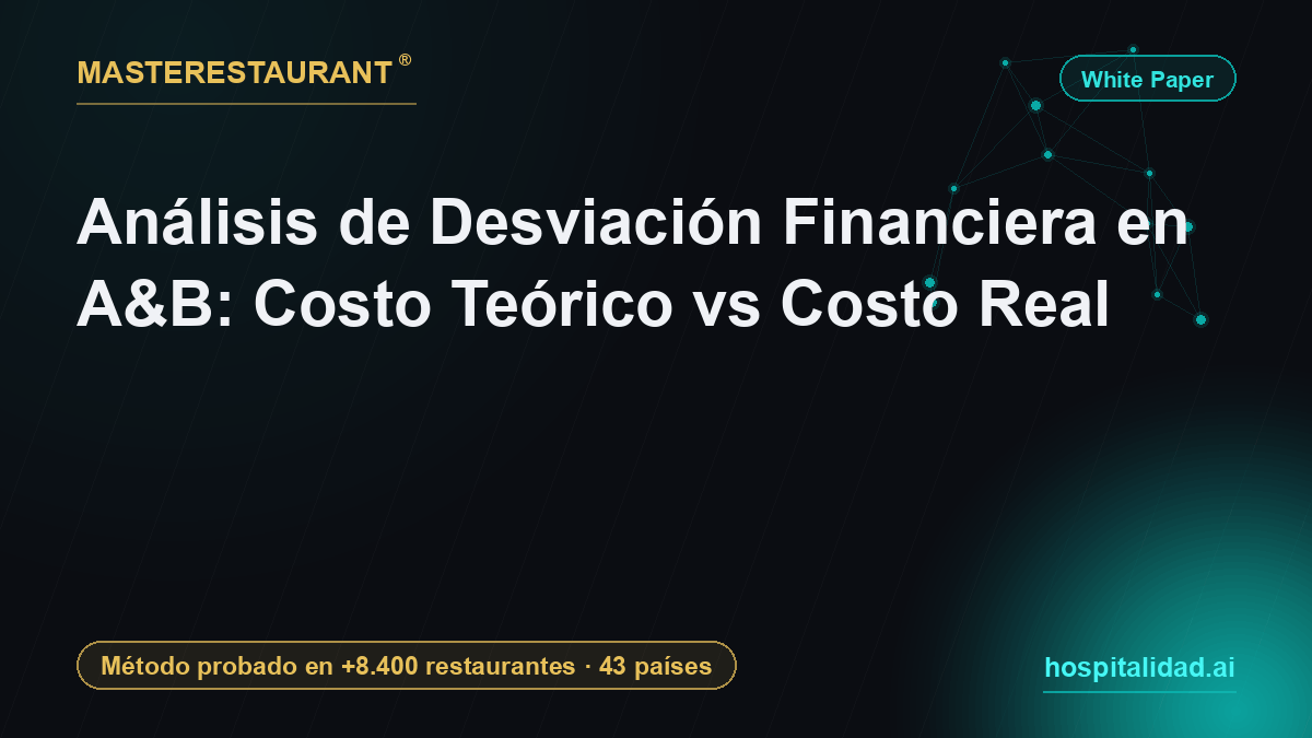 Análisis de Desviación Financiera en A&B: Costo Teórico vs Costo Real — Masterestaurant