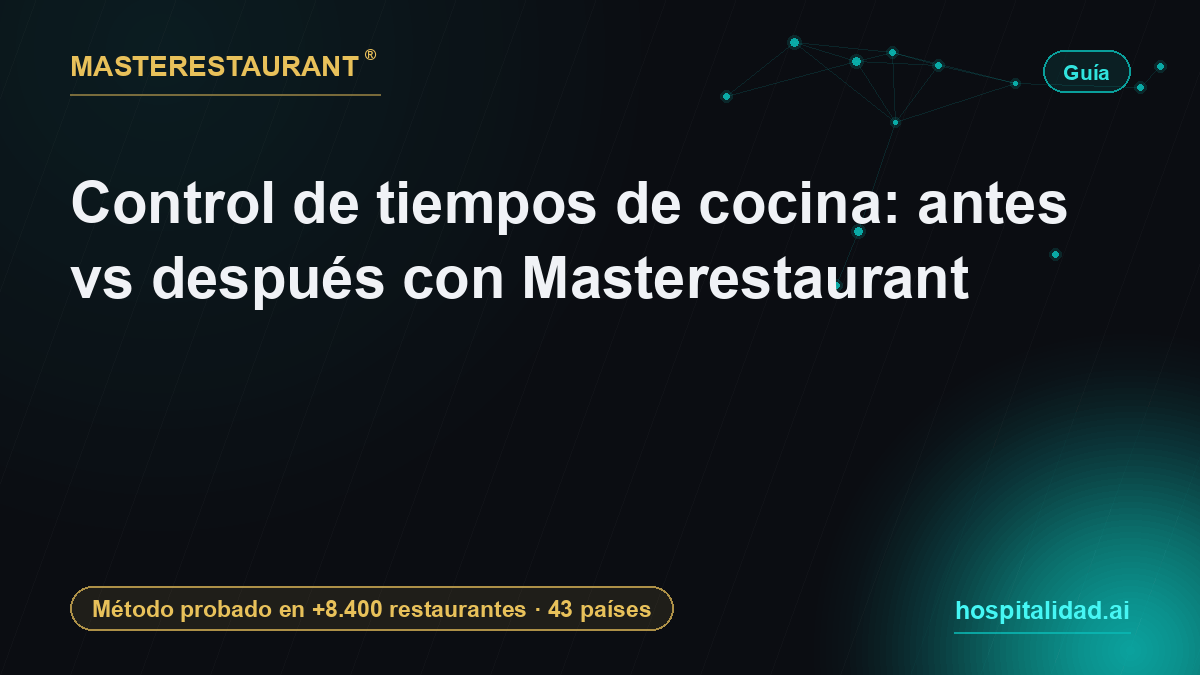 Kitchen ticket time control: before vs after with Masterestaurant — Masterestaurant