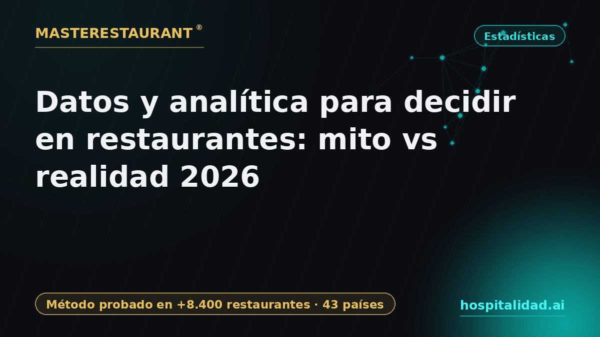 Restaurant data & analytics: myth vs reality 2026 — Masterestaurant