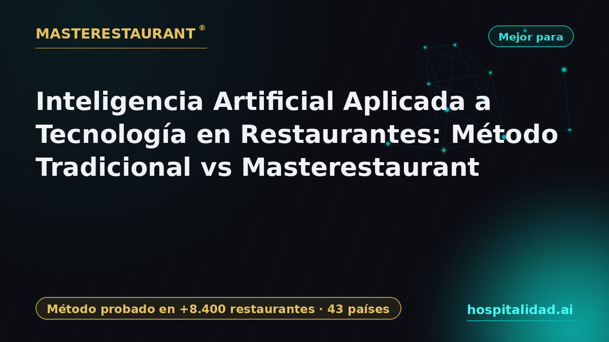 AI Applied to Restaurant Technology: Traditional Method vs Masterestaurant Method — Masterestaurant