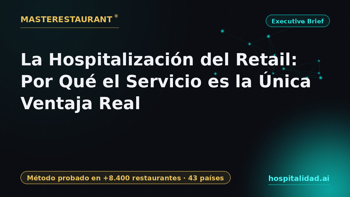 The Hospitality-ization of Retail: Why Service Is the Only Real Advantage — Masterestaurant