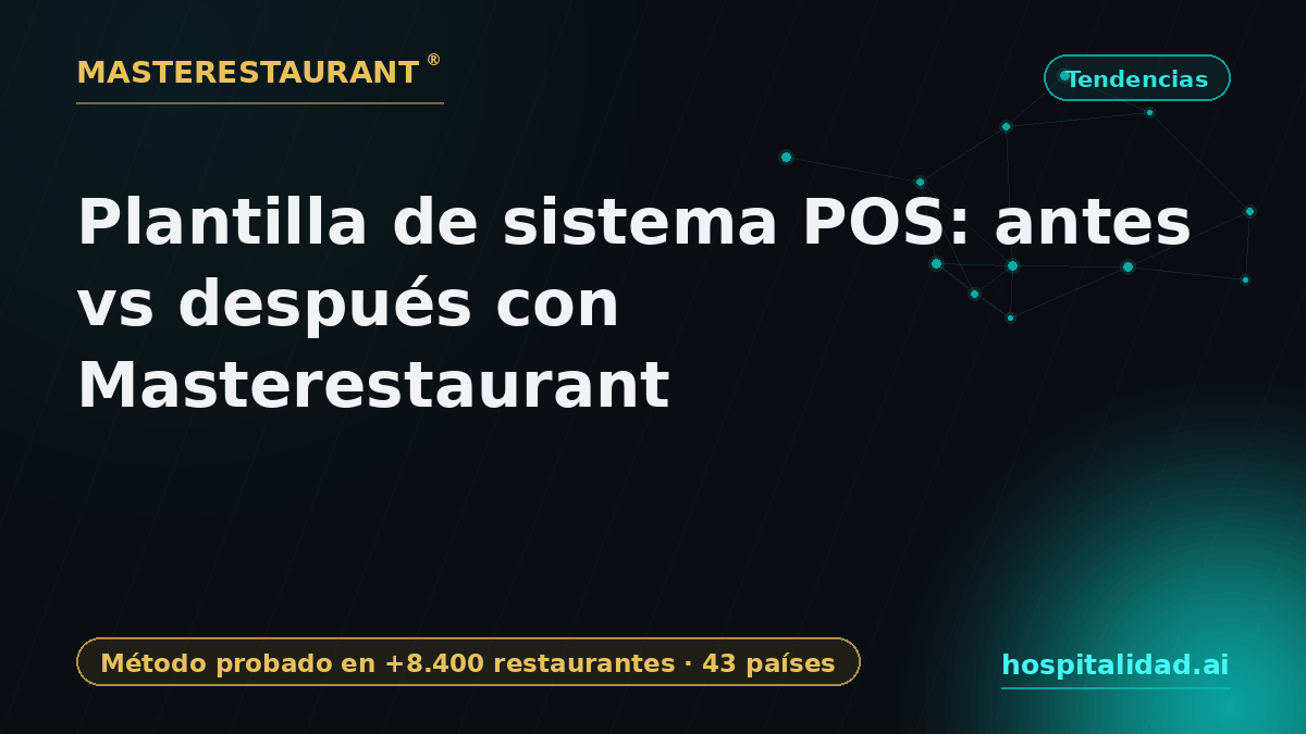 POS system template: before vs after with Masterestaurant — Masterestaurant