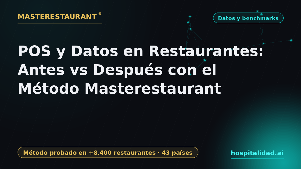 POS and Data in Restaurants: Before vs After with the Masterestaurant Method — Masterestaurant