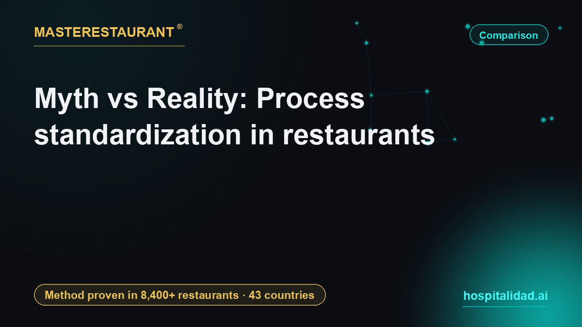 Myth vs reality: process standardization in restaurants — Masterestaurant