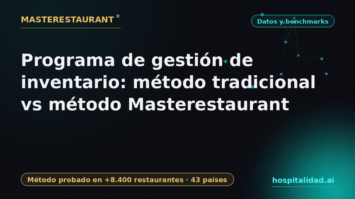 Restaurant Inventory Management: Traditional Method vs. Masterestaurant Method — Masterestaurant