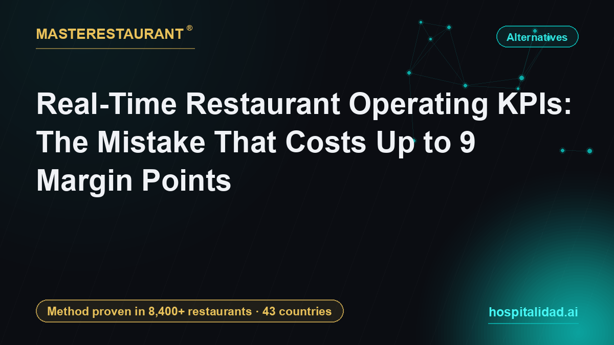 Real-Time Restaurant Operating KPIs: The Mistake That Costs Up to 9 Margin Points — Masterestaurant