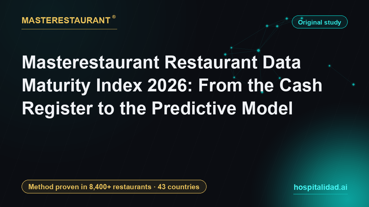 Masterestaurant Restaurant Data Maturity Index 2026: From the Cash Register to the Predictive Model — Masterestaurant