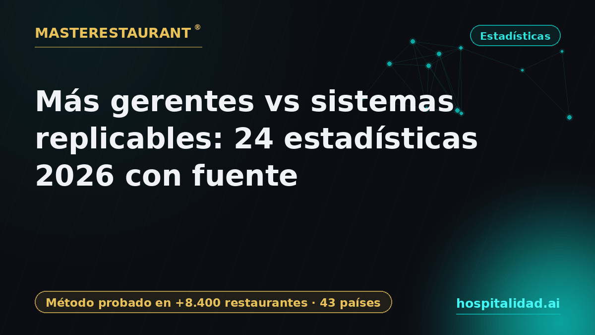 Systems vs More Managers: 24 Restaurant Stats for 2026 — Masterestaurant