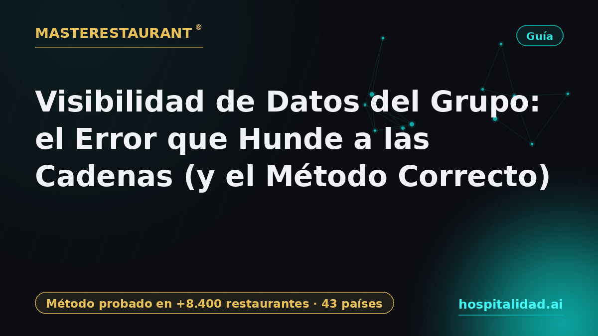 Group Data Visibility: the Mistake That Sinks Restaurant Chains — Masterestaurant